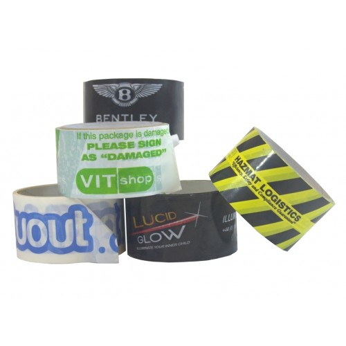 72 X Rolls Single Colour Custom Printed Parcel Tape